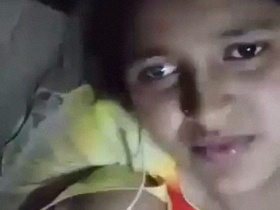 Bangladeshi girl's big tits and tight pussy in nude village video