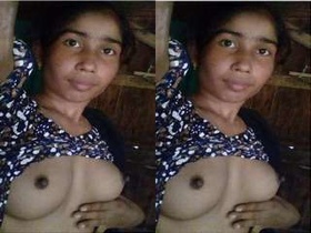 Busty rural woman flaunts her assets in exclusive video