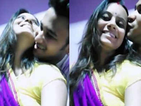 Indian couple enjoys steamy sex in bed