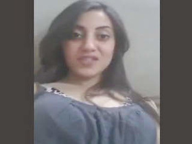 Cute Desi girl records her first date with a new boyfriend