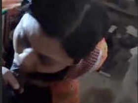 Bhabhi's seductive oral skills on display