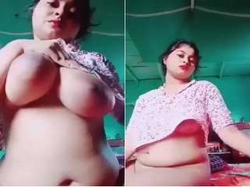 Exclusive video of a cute Indian girl exposing her breasts and vagina