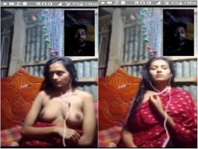 Exclusive video of cute Bangla girl revealing her breasts