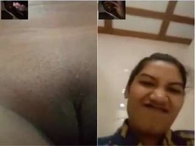 Indian girl flaunts her pussy on video call to lover