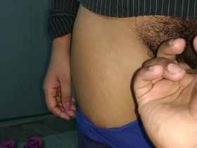 College student's aroused pussy in Delhi