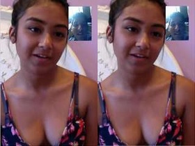 Hot Indian babe performs oral sex on a man