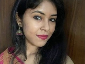 Young and beautiful girl in a steamy video