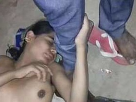 Desi wife enjoys sex with friend while others watch in a hair salon