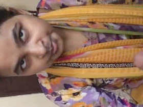 Pretty Tamil girl gives a blowjob to her lez partner