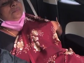 Desi Aunt Marged's steamy ride in the car