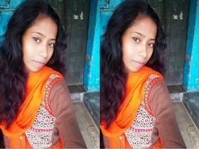 Indian girl flaunts her breasts on a video call