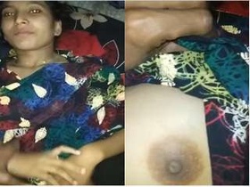 Indian wife enjoys big boobs and rough sex with husband
