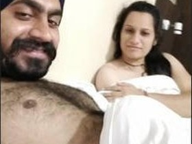Steamy hotel room encounter with a seductive girl and her lover