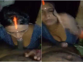 Indian bhabhi performs oral sex on her partner