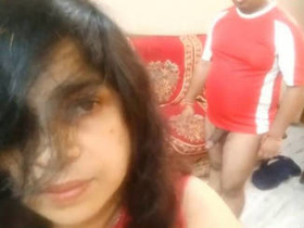 Indian couple has passionate sex on couch and bed