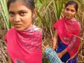 Amateur couple caught having sex in public park