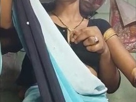 Husband squeezes wife's breasts and shows off her milk in Pinky video