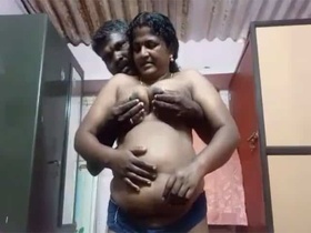 Tamil couple enjoys steamy sex at home with MMS