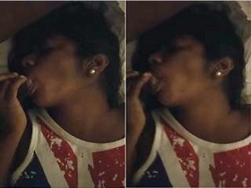 Adorable Tamil girl performs oral sex