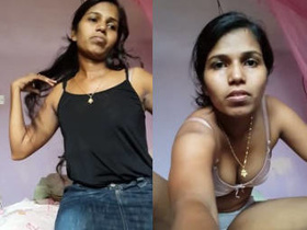 High-definition video of a South Asian woman using a dildo