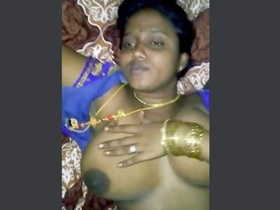Wife from Tamil Nadu giving blowjob in the night
