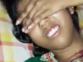 Exposed and shy teen girl with tight pussy gets fucked by cousin