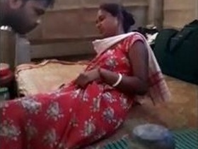 Assamese village bhabhi receives a cum tribute