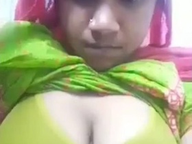Desi wife with big breasts pleases her husband