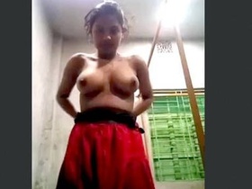Adorable Indian teen shows off her cute pussy