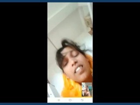 Village bhabhi flaunts her boobs and pussy in steamy video