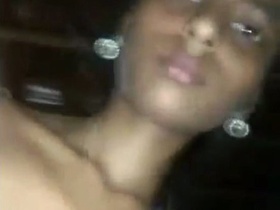 Young girl's clear speech and moans while riding