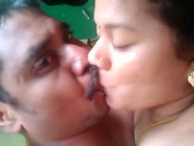 Mature couple gets caught in the act of kissing and fucking