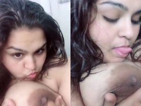 Big boobs babe gets pounded by her friend