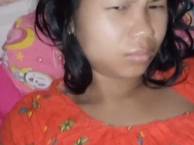 Indian wife with a small vagina gets fucked in the countryside