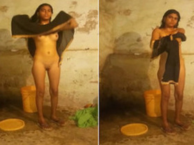 Desi teen with small boobs gets naughty in front of her boyfriend