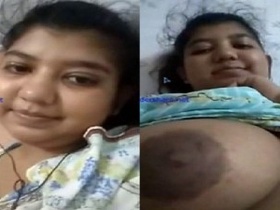 Tamil girl's big boobs and nude body on display