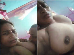 Mature couple enjoys boob sucking and fucking in exclusive video