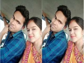 College girl and boyfriend have steamy sex in village