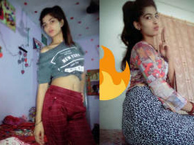 Indian couple enjoys passionate sex in bed