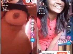 Exclusive video of a Desi girl flaunting her boobs and ass at a tango show