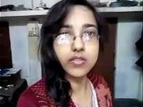 Cute desi girl strips naked in front of the camera