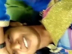 Desi girl enjoys outdoor sex and cums on her pussy