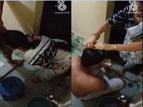 Desi bhabhi takes a bath and gives a blowjob in this exclusive video