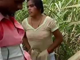 Couple caught in the act of passion outdoors