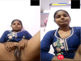 Indian amateur girl plays with her boobs and pussy in exclusive video