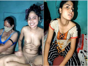 Desi college girls in a paid webcam show