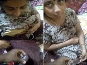 Desi Telugu bhbhai gives a handjob in exclusive video