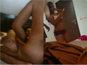 Exclusive Indian amateur wife moans with pleasure during anal sex