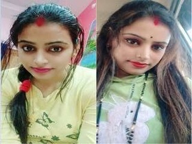 Desi college girl gets naughty on video call