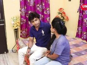 Indian couple with big boobs enjoys steamy sex in various positions